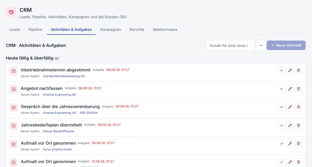 CRM: Kein Gespräch geht verloren