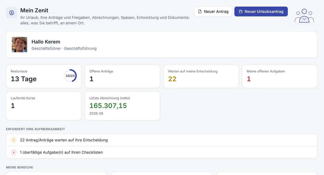 Personalmanagement: Ein eigener Bildschirm für jede Person